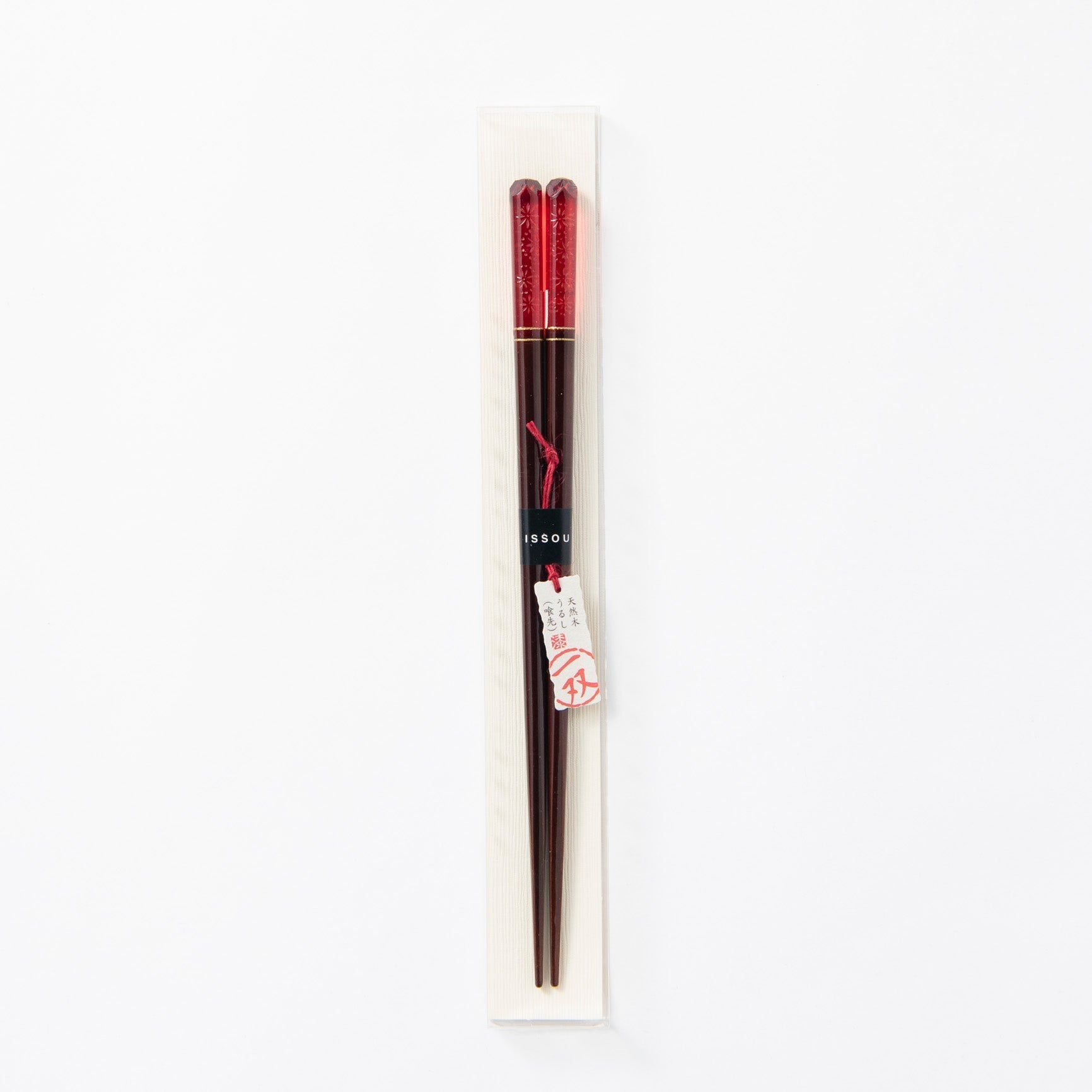 Issou Summer Night Wakasa Lacquer Chopsticks 21.5 cm/8.4 in or 24 cm/9.4 in - MUSUBI KILN - Quality Japanese Tableware and Gift