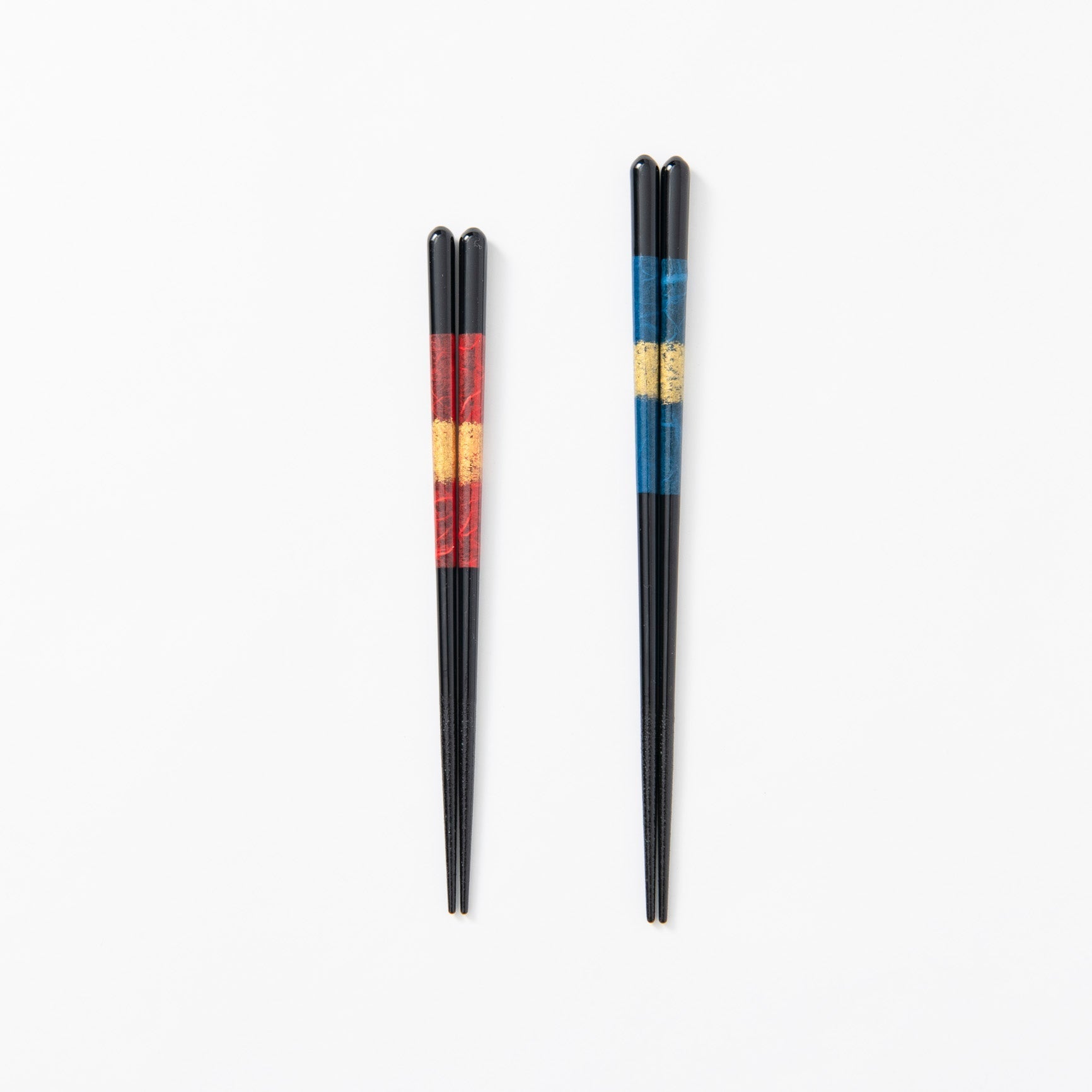 Issou Washi Kokuryu Wakasa Lacquer Chopsticks 21 cm/8.3 in or 23 cm/9 in - MUSUBI KILN - Quality Japanese Tableware and Gift