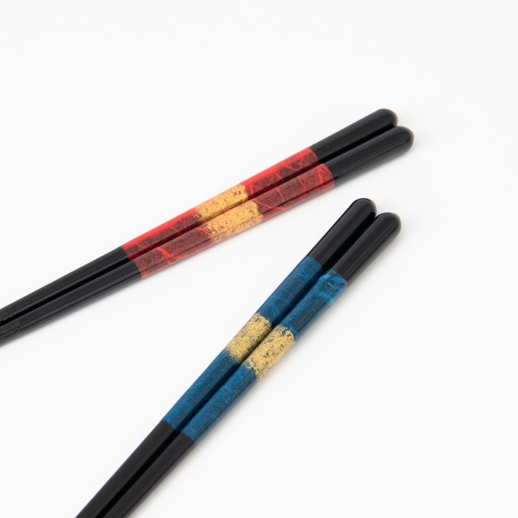 Issou Washi Kokuryu Wakasa Lacquer Chopsticks 21 cm/8.3 in or 23 cm/9 in - MUSUBI KILN - Quality Japanese Tableware and Gift