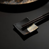 Issou Zuiun Maki - e Wakasa Lacquerware Set of Two Pairs of Chopsticks 23 cm (9 in) / 20.5 cm (8.1 in) and Chopstick Rests (Set of Two) - MUSUBI KILN - Quality Japanese Tableware and Gift