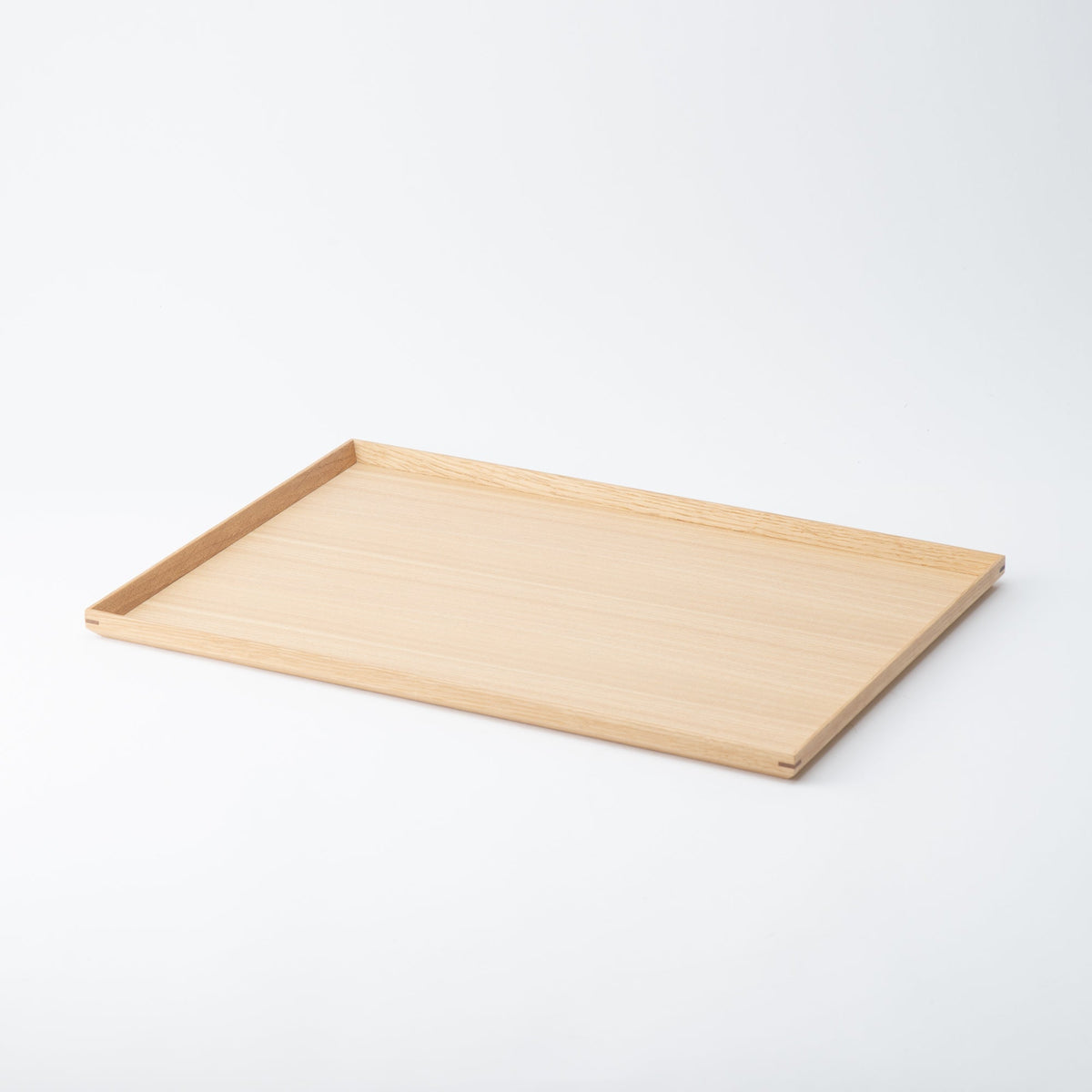 Japanese-Style Handmade Rectangle Bamboo Tray - Natural Solid Wood Serving Platter For Snacks, Sushi & Decor