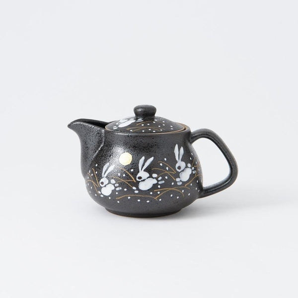 Jumping Rabbit Kutani Japanese Teapot 12.2oz(360ml) - MUSUBI KILN - Quality Japanese Tableware and Gift