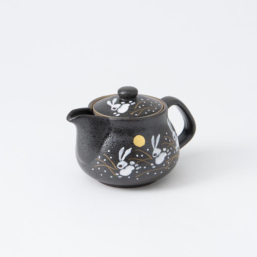 Jumping Rabbit Kutani Japanese Teapot 12.2oz(360ml) - MUSUBI KILN - Quality Japanese Tableware and Gift