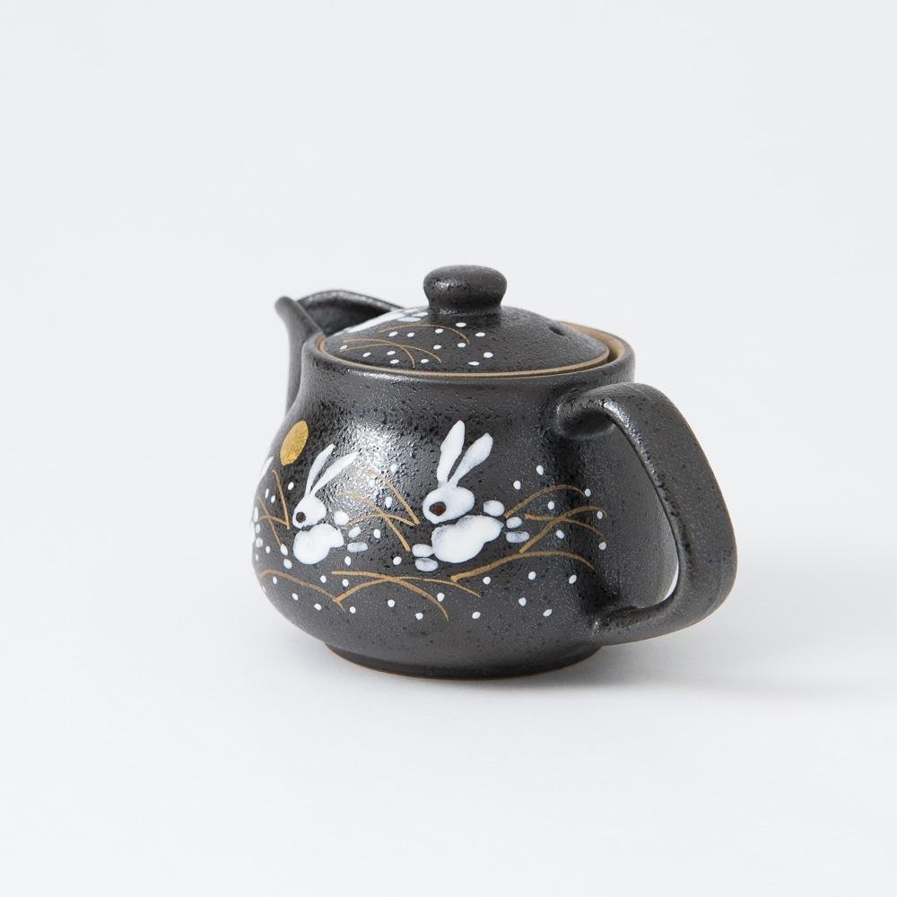 Jumping Rabbit Kutani Japanese Teapot 12.2oz(360ml) - MUSUBI KILN - Quality Japanese Tableware and Gift