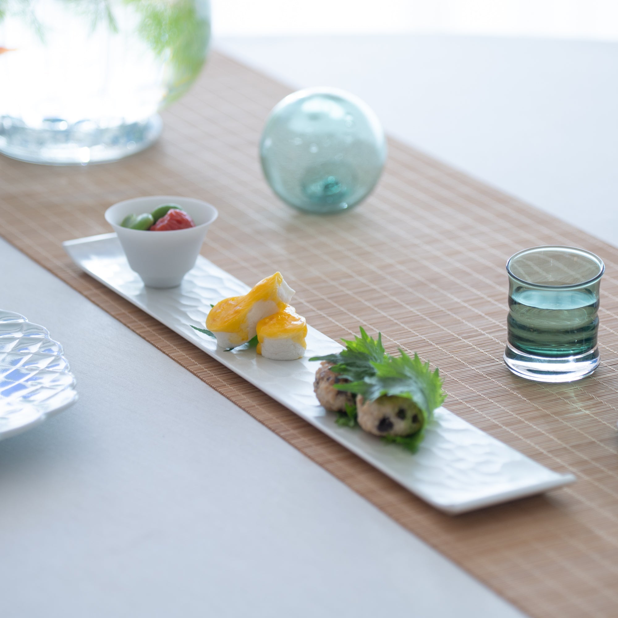 Kaizan Kiln Arita Slim Long Plate - MUSUBI KILN - Quality Japanese Tableware and Gift