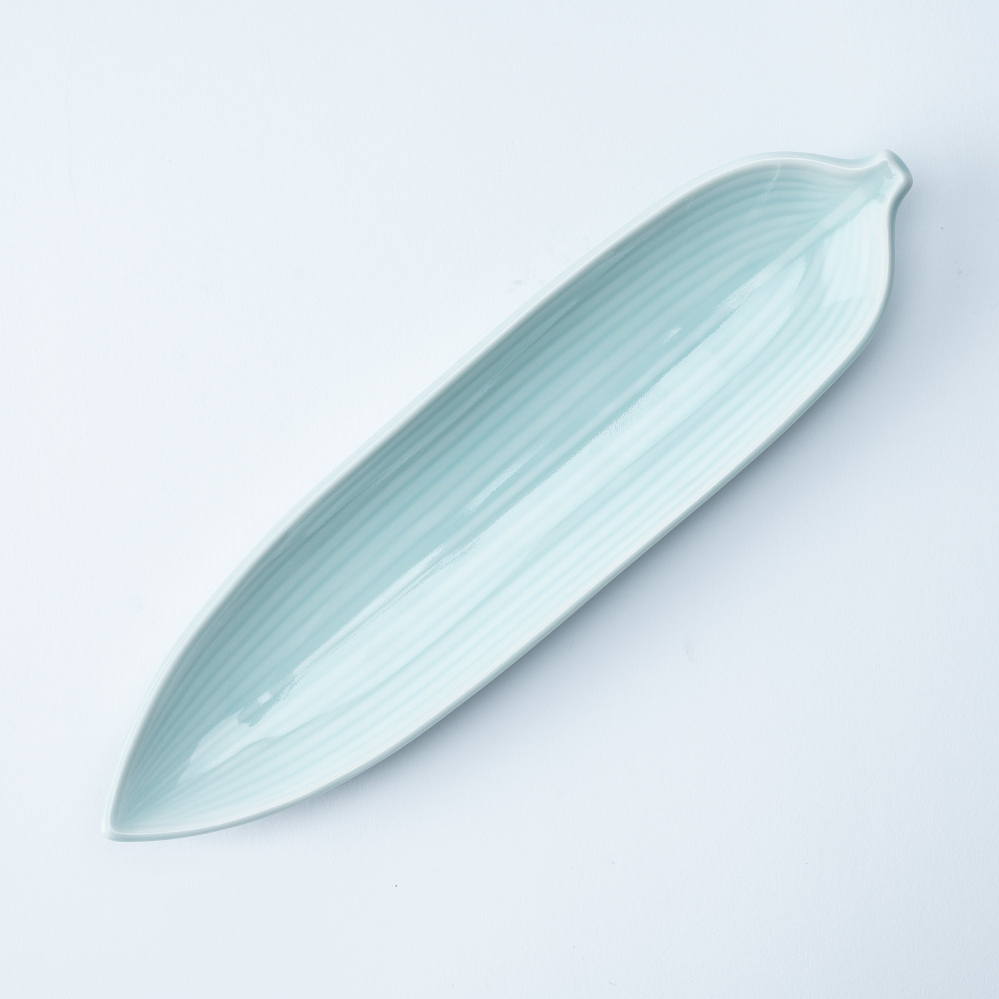 Kaizan Kiln Bamboo Leaf Arita Side Plate - MUSUBI KILN - Quality Japanese Tableware and Gift