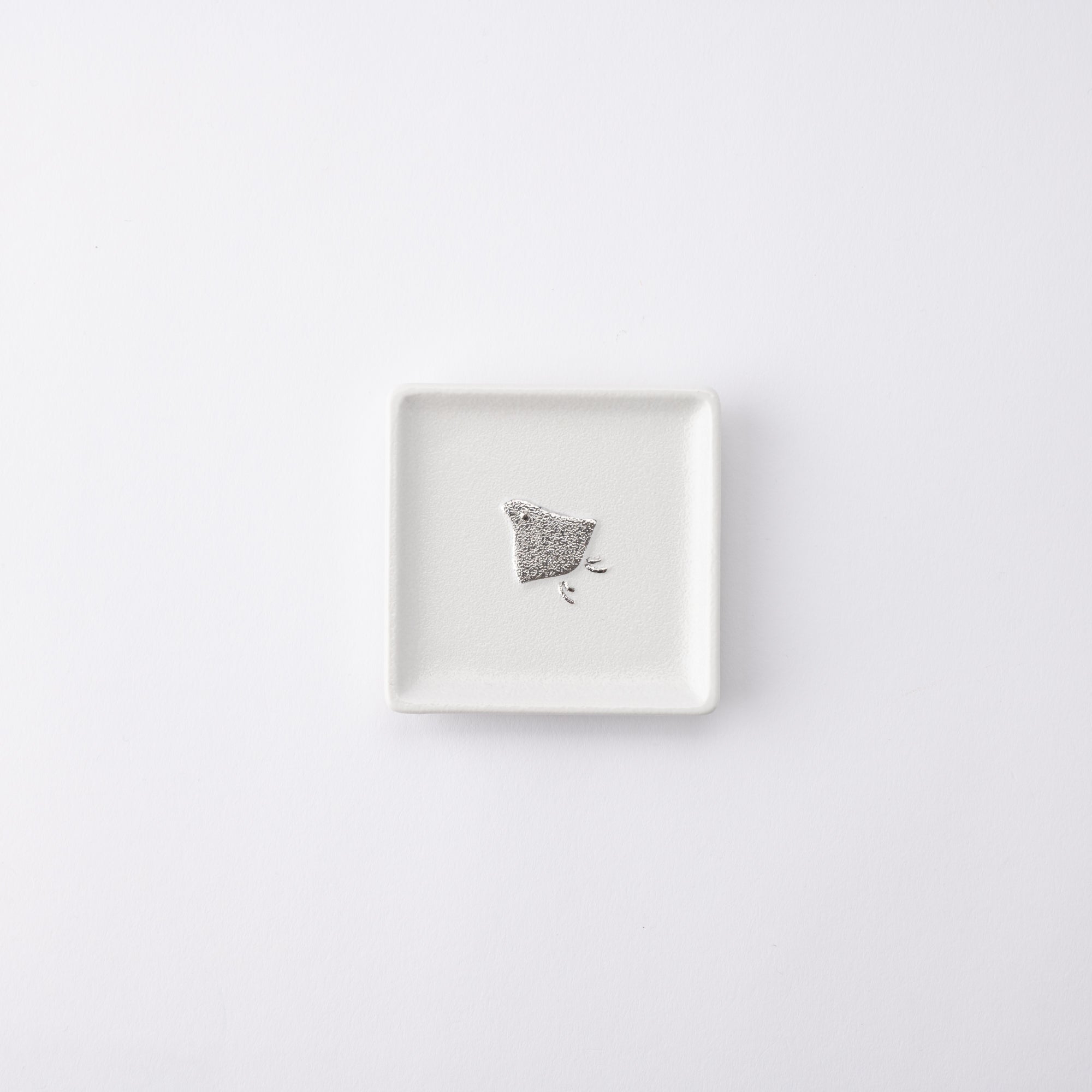 Kaizan Kiln Bird Arita Sauce Plate - MUSUBI KILN - Quality Japanese Tableware and Gift