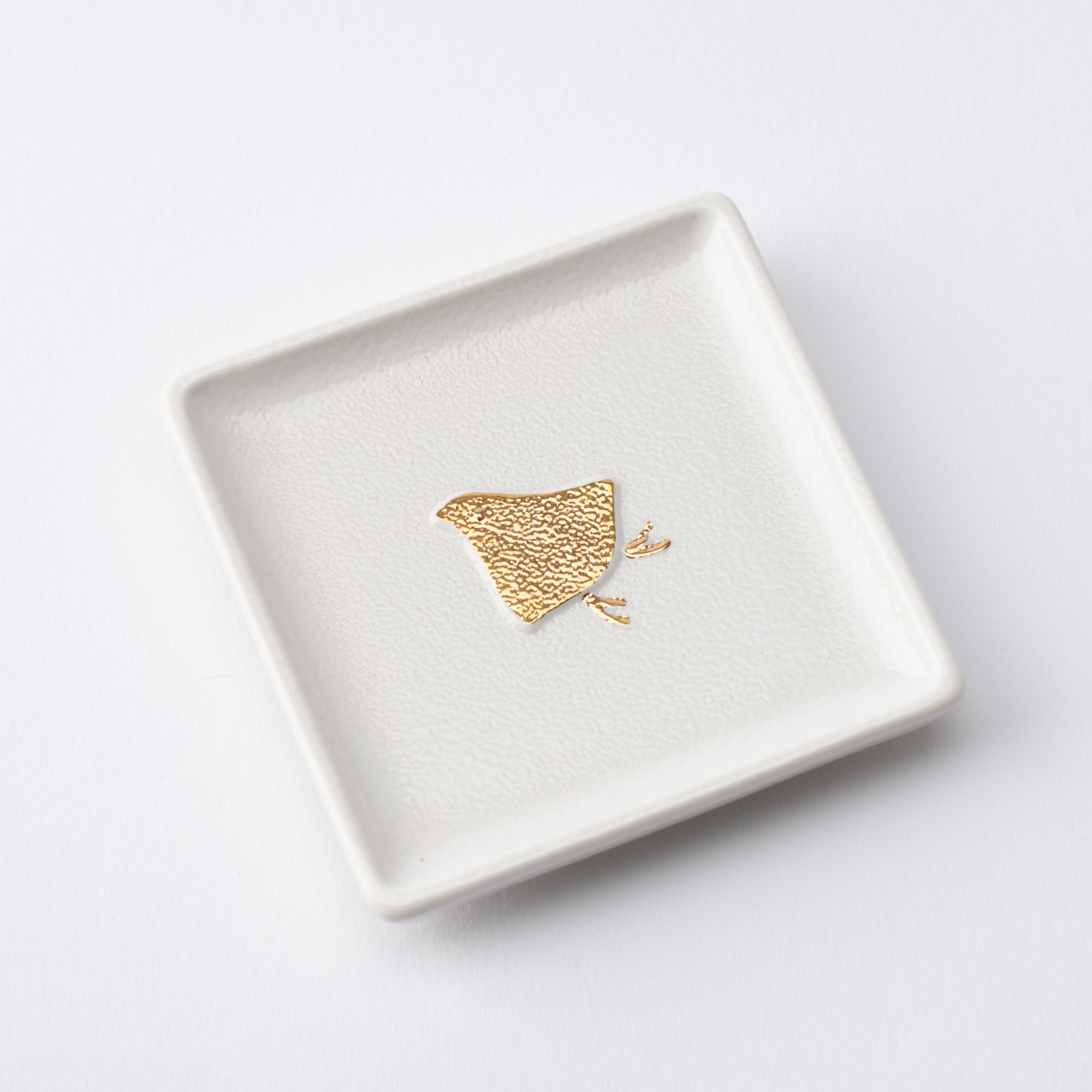 Kaizan Kiln Bird Arita Sauce Plate - MUSUBI KILN - Quality Japanese Tableware and Gift