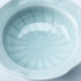 Kaizan Kiln Kaiseki Series Swirl Pattern Arita Footed Kobachi Bowl - MUSUBI KILN - Quality Japanese Tableware and Gift