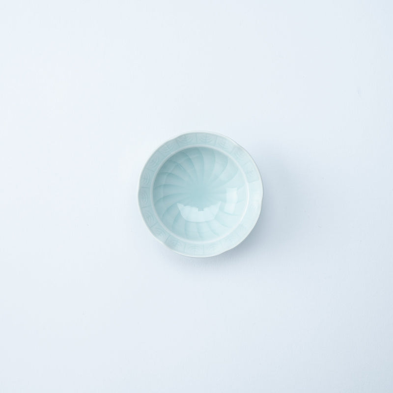 Kaizan Kiln Kaiseki Series Swirl Pattern Arita Kobachi Bowl - MUSUBI KILN - Quality Japanese Tableware and Gift