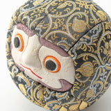 Kakinuma Ningyo Black Edo Kimekomi Doll Daruma - MUSUBI KILN - Quality Japanese Tableware and Gift