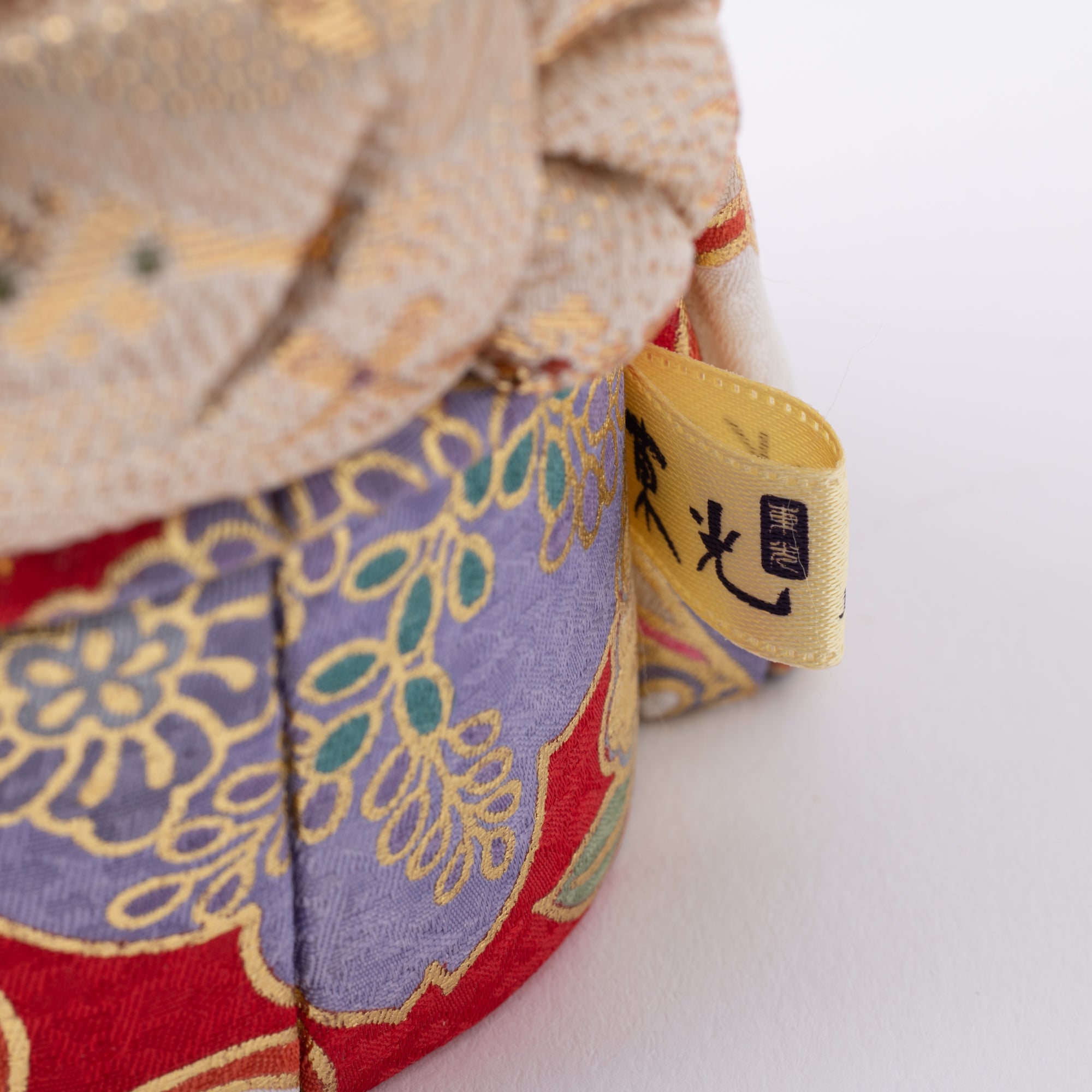 Kakinuma Ningyo Furisode Edo Kimekomi Doll Lucky Cat - Red - MUSUBI KILN - Quality Japanese Tableware and Gift