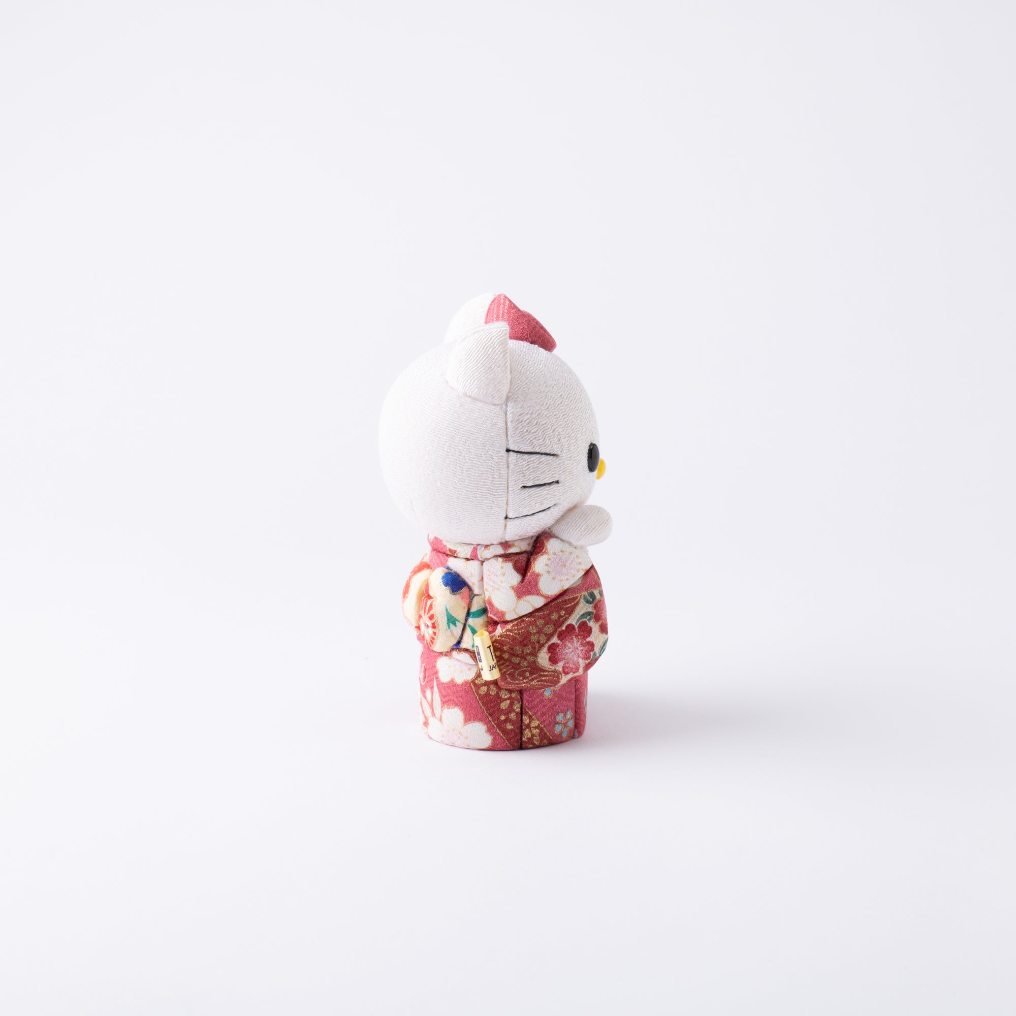 Kakinuma Ningyo Hello Kitty Edo Kimekomi Doll Lucky Cat - Pink - MUSUBI KILN - Quality Japanese Tableware and Gift