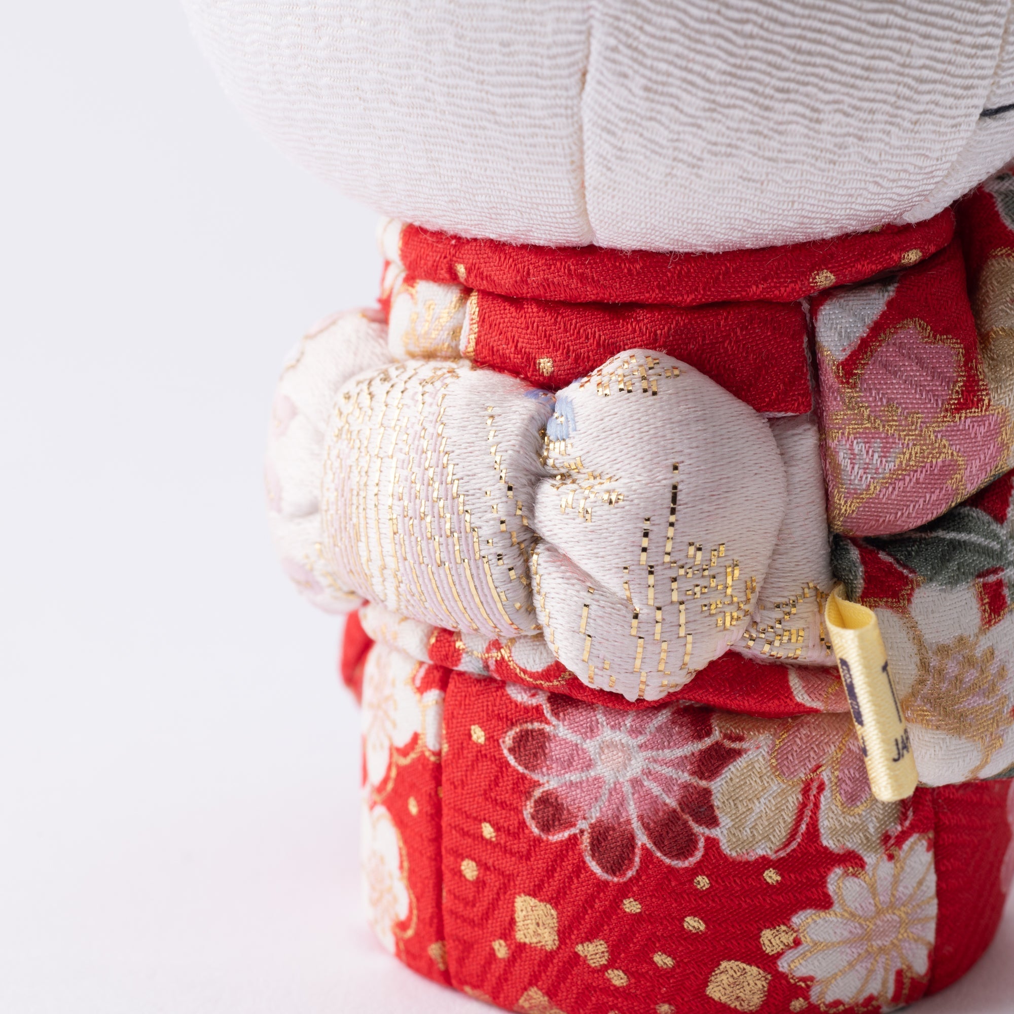 Kakinuma Ningyo Hello Kitty Edo Kimekomi Doll Lucky Cat - Red - MUSUBI KILN - Quality Japanese Tableware and Gift