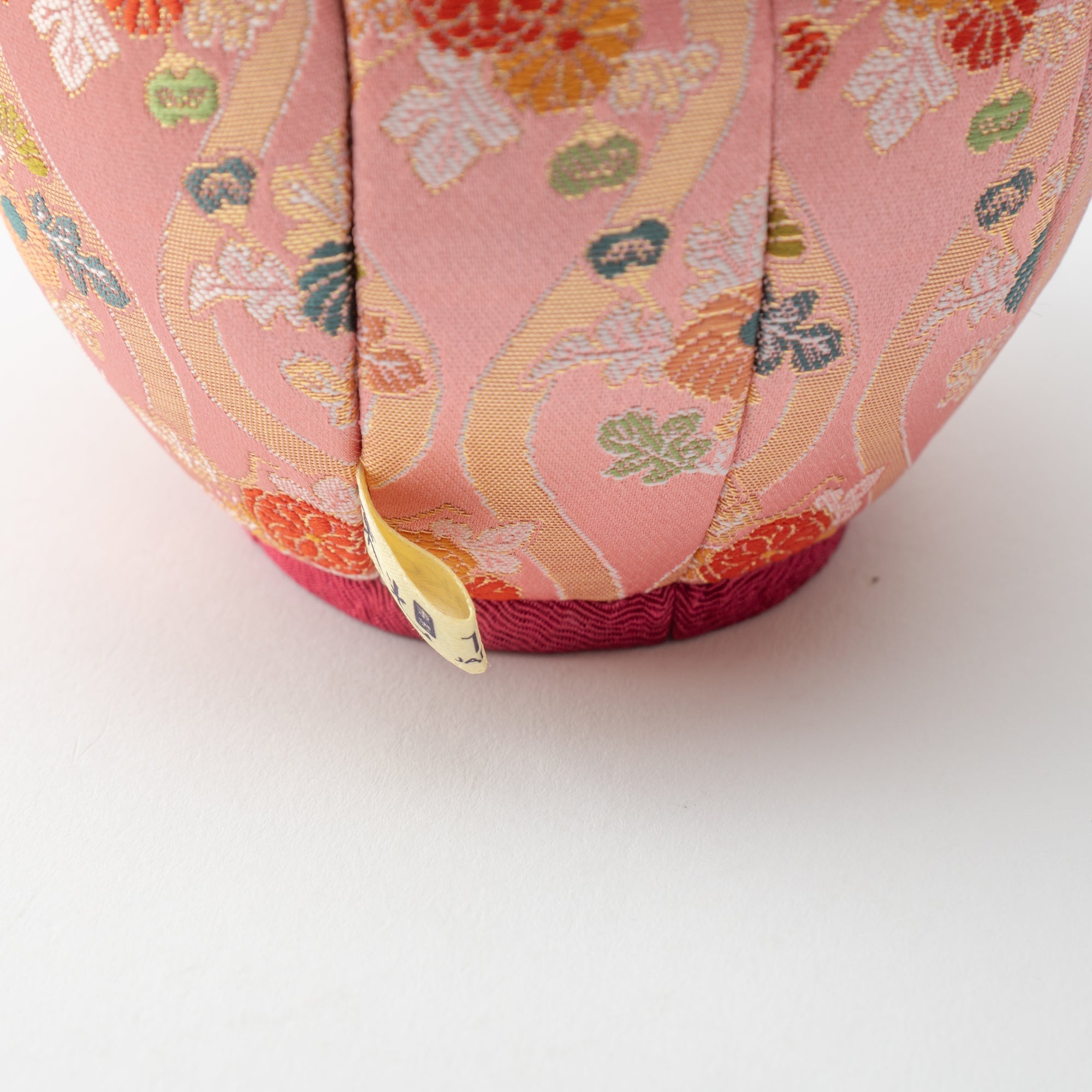 Kakinuma Ningyo Pink Edo Kimekomi Doll Daruma - MUSUBI KILN - Quality Japanese Tableware and Gift