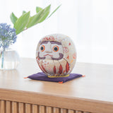 Kakinuma Ningyo White Edo Kimekomi Doll Daruma - MUSUBI KILN - Quality Japanese Tableware and Gift