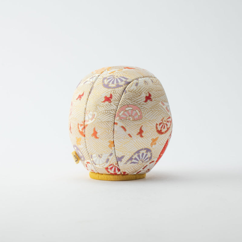 Kakinuma Ningyo White Edo Kimekomi Doll Daruma - MUSUBI KILN - Quality Japanese Tableware and Gift