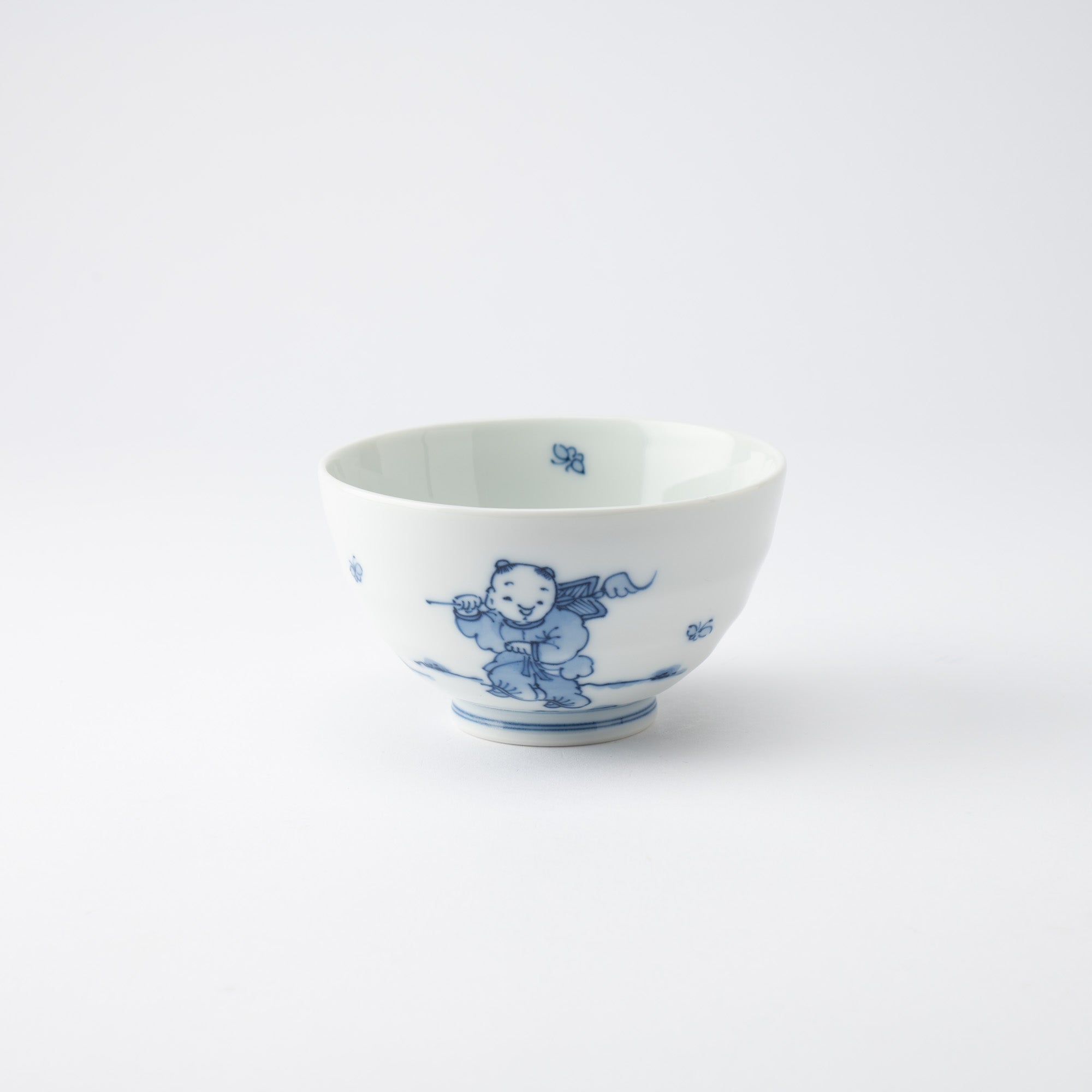 Kakusho Kiln Karako Mikawachi Ware Rice Bowl - MUSUBI KILN - Quality Japanese Tableware and Gift