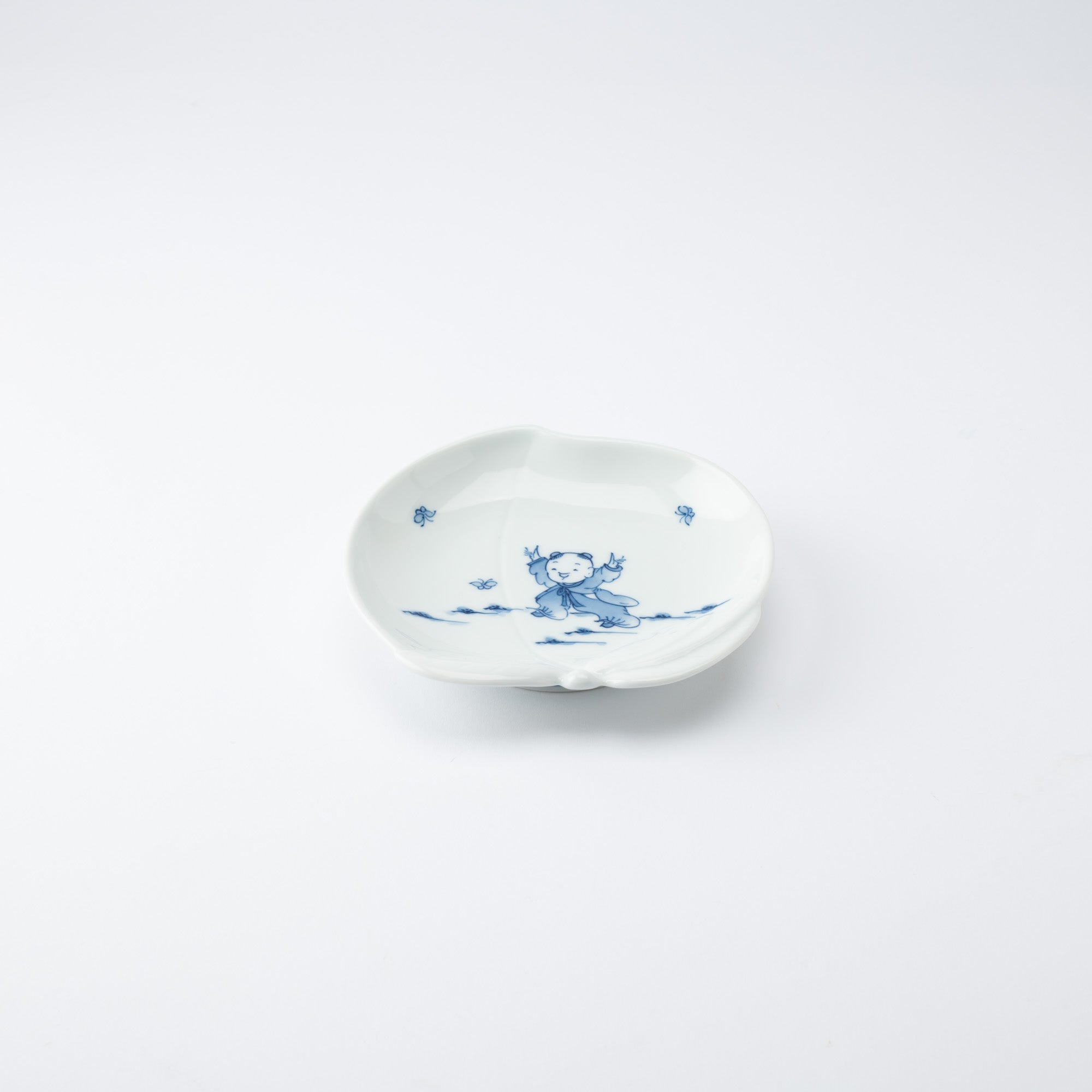 Kakusho Kiln Karako Mikawachi Ware Small Plate 5in - MUSUBI KILN - Quality Japanese Tableware and Gift