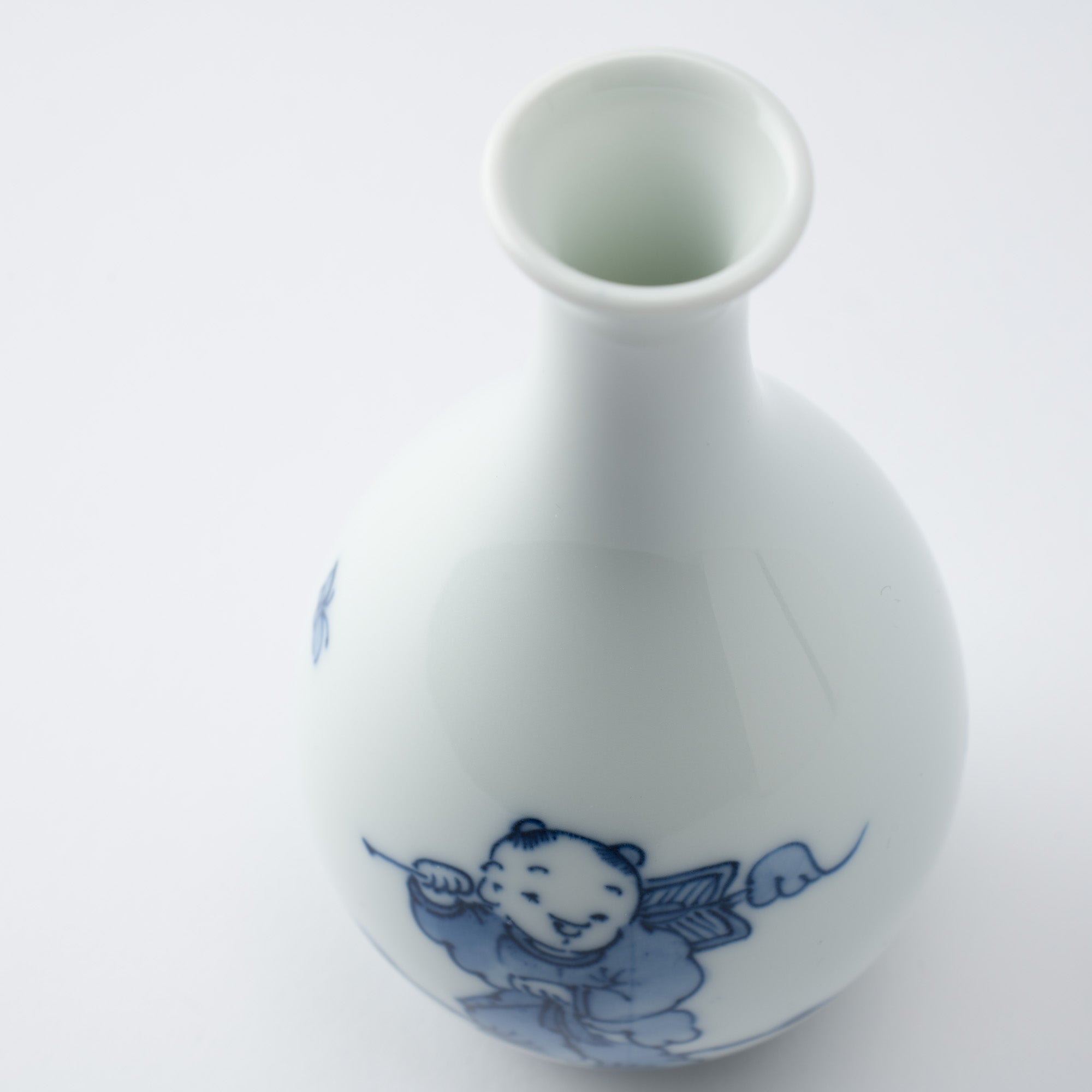 Kakusho Kiln Karako Mikawachi Ware Tokkuri Sake Carafe - MUSUBI KILN - Quality Japanese Tableware and Gift