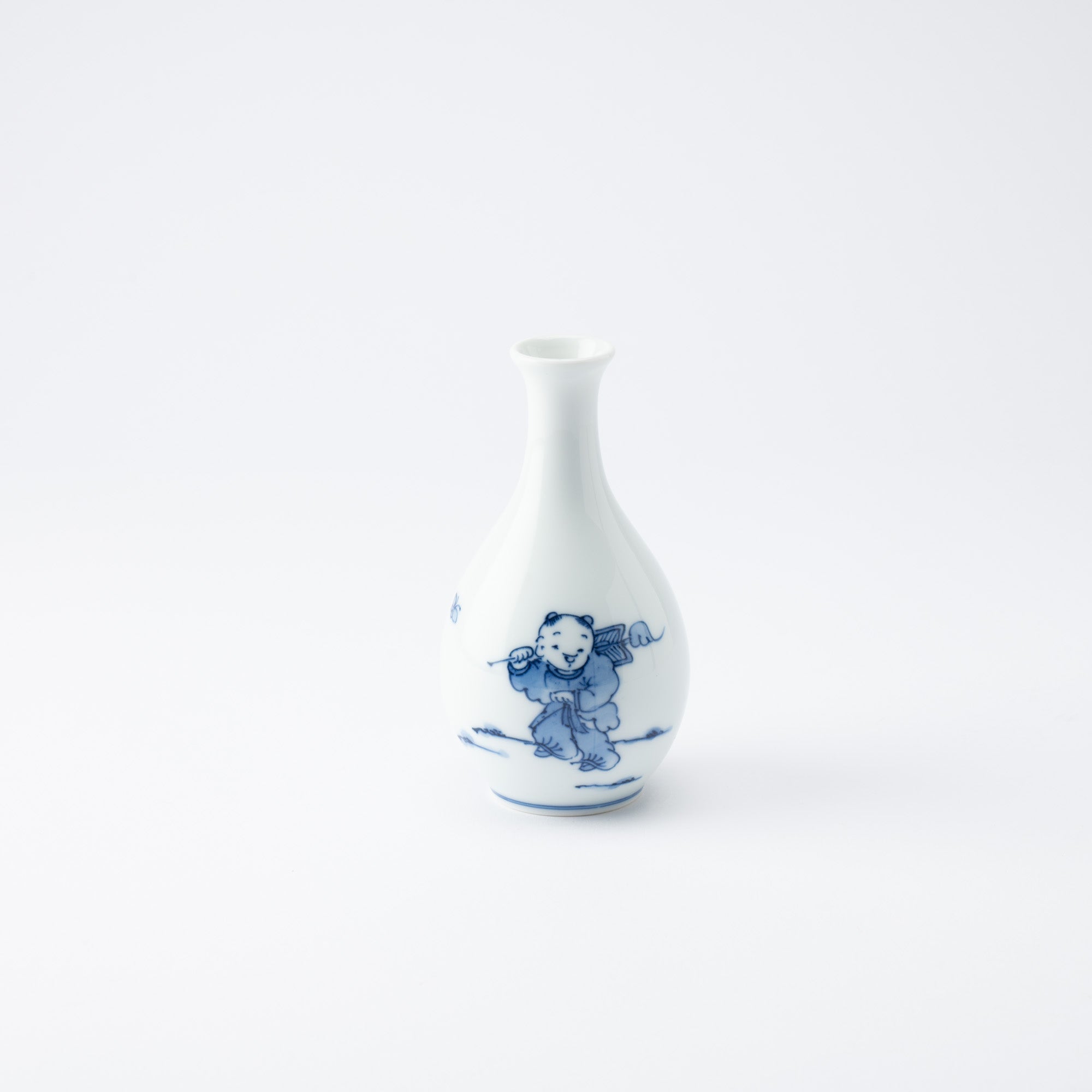 Kakusho Kiln Karako Mikawachi Ware Tokkuri Sake Carafe - MUSUBI KILN - Quality Japanese Tableware and Gift