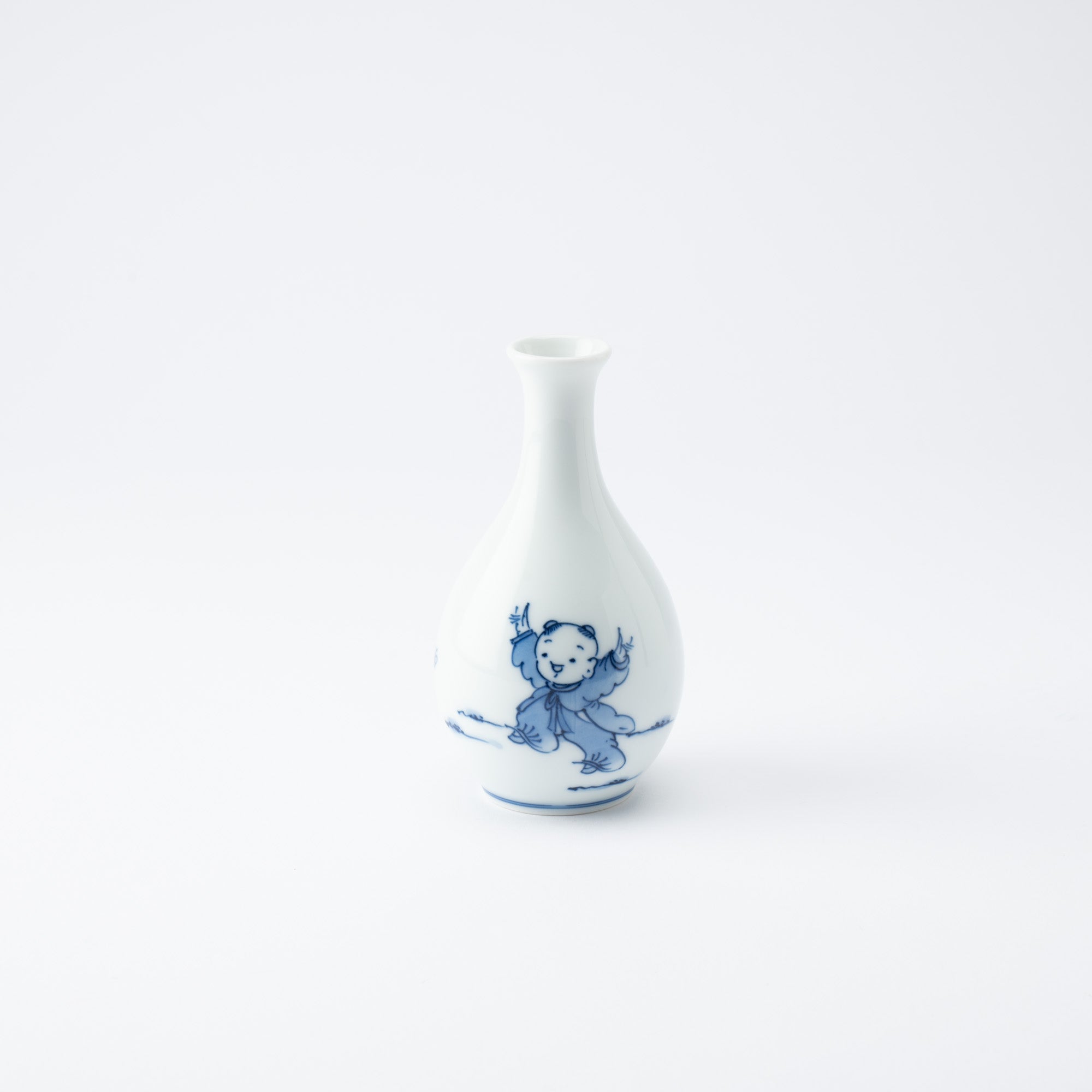 Kakusho Kiln Karako Mikawachi Ware Tokkuri Sake Carafe - MUSUBI KILN - Quality Japanese Tableware and Gift