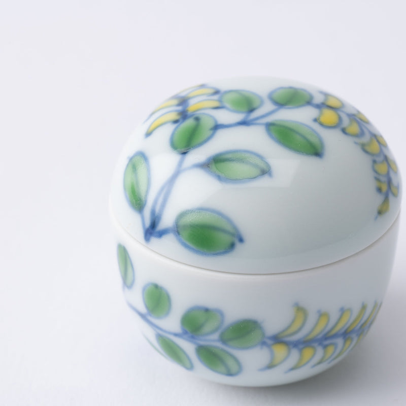 Keizan Kiln Dianthus Arita Small Box - MUSUBI KILN - Quality Japanese Tableware and Gift