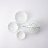 Keizan Kiln White Porcelain "Toso" Arita Sake Set - MUSUBI KILN - Quality Japanese Tableware and Gift