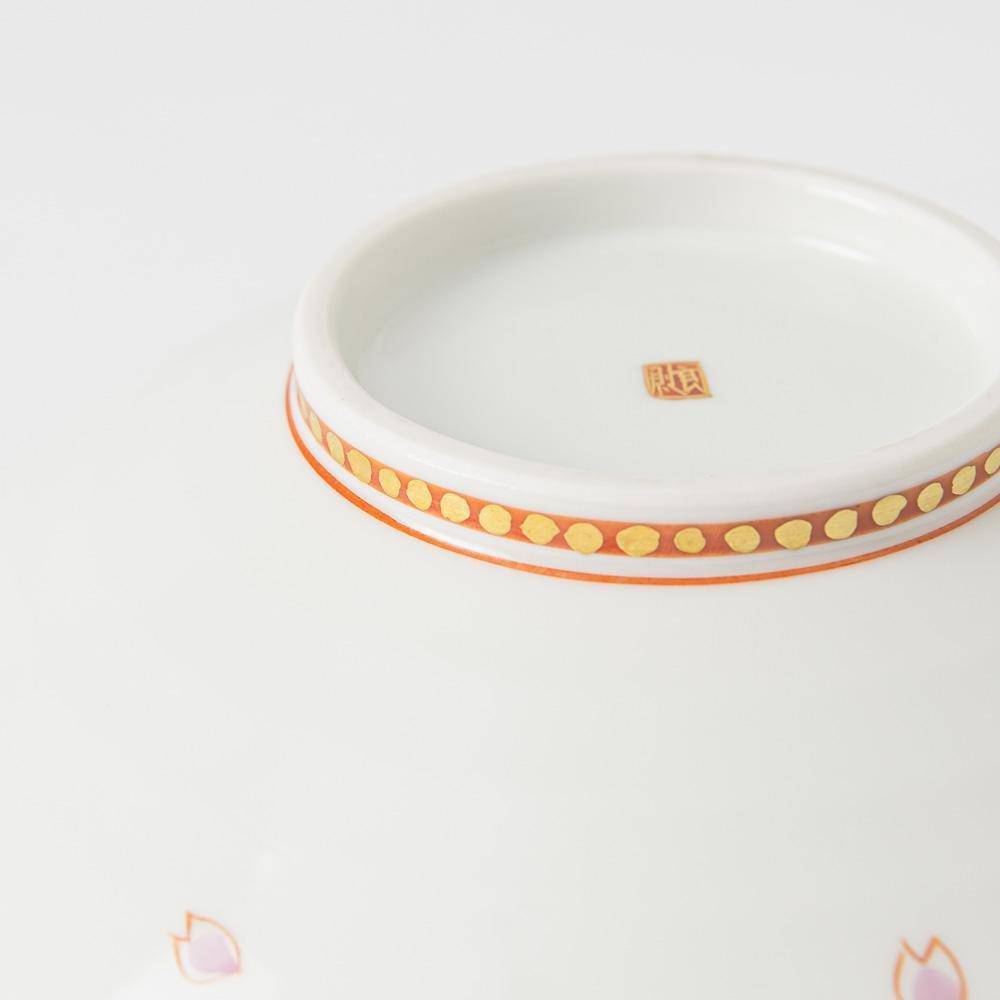 Kinrande Sakura Kutani Bowl - MUSUBI KILN - Quality Japanese Tableware and Gift