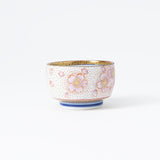 Kinrande Sakura Kutani Guinomi Sake Cup - MUSUBI KILN - Quality Japanese Tableware and Gift