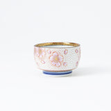 Kinrande Sakura Kutani Guinomi Sake Cup - MUSUBI KILN - Quality Japanese Tableware and Gift