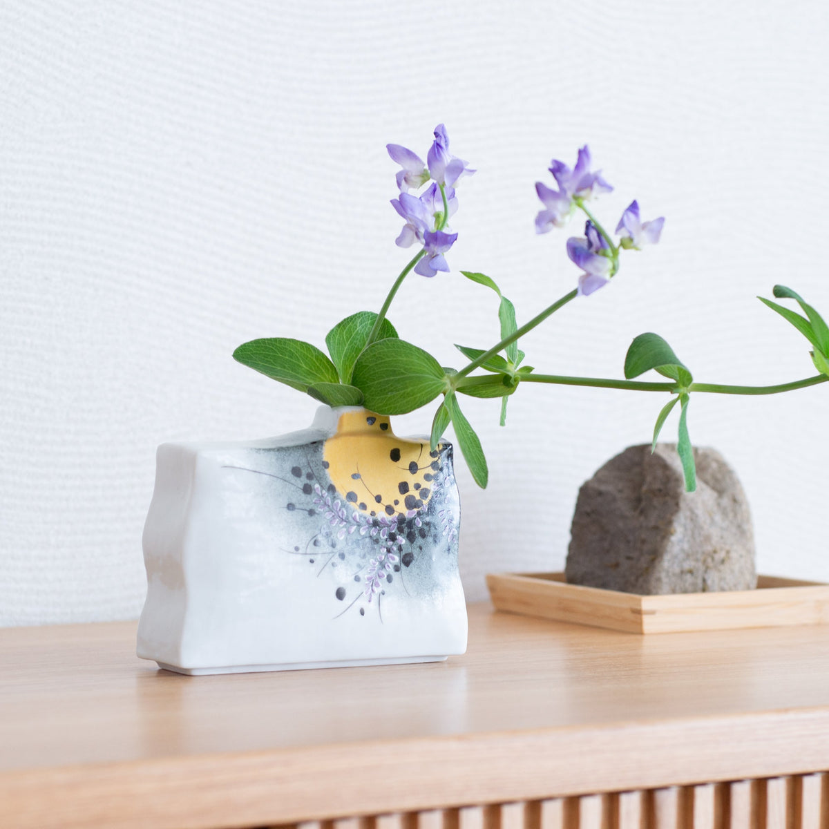 Kinsai Japanese Bush Clover Japanese Flower Vase