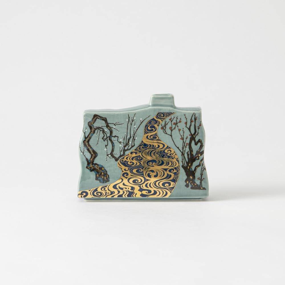Kinsai Korinbai Japanese Flower Vase