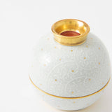 Kinzan Kiln "Kachomutan" Sphere Box - MUSUBI KILN - Quality Japanese Tableware and Gift