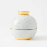 Kinzan Kiln "Kachomutan" Sphere Box - MUSUBI KILN - Quality Japanese Tableware and Gift