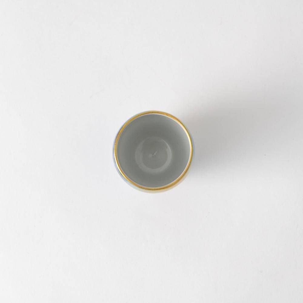 Kinzan Kiln Ukiyo Kutani Guinomi Sake Cup - MUSUBI KILN - Quality Japanese Tableware and Gift