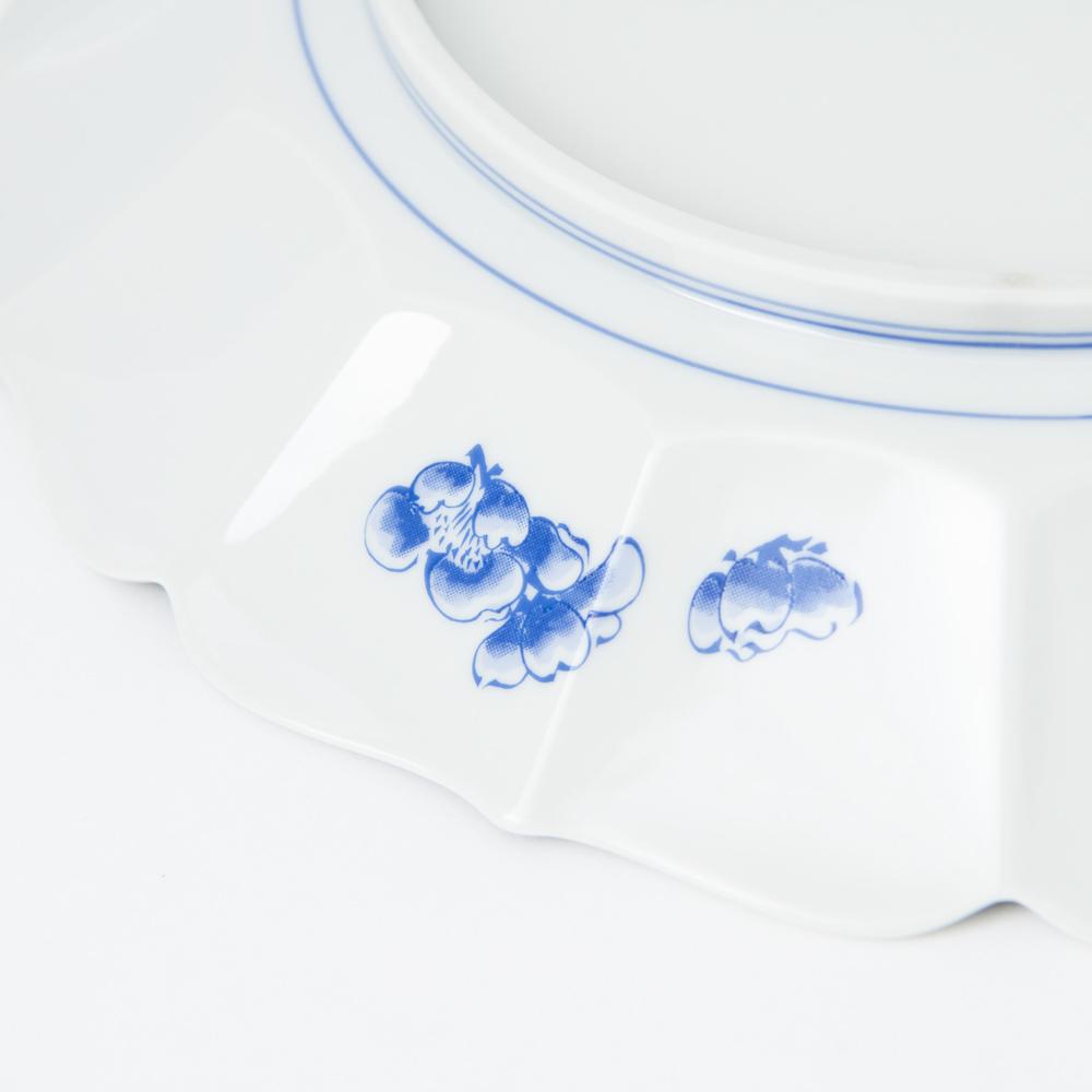 Ko - Kutani Style Bird Kutani Large Plate - MUSUBI KILN - Quality Japanese Tableware and Gift