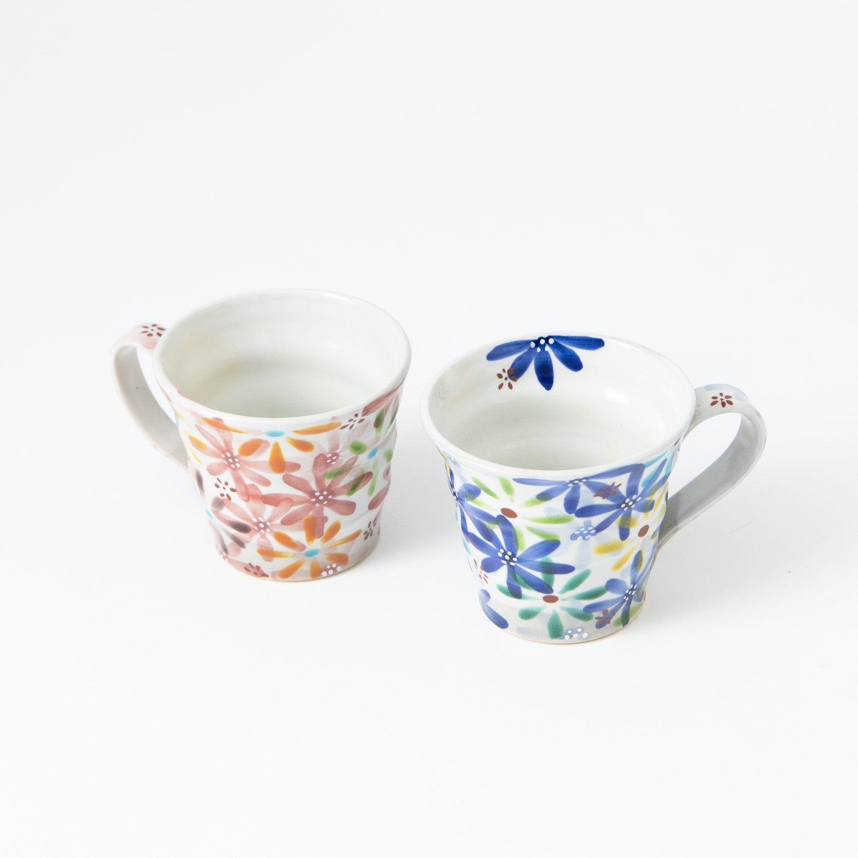 Kokuzou Kiln Flower Party Kutani Mug - MUSUBI KILN - Quality Japanese Tableware and Gift