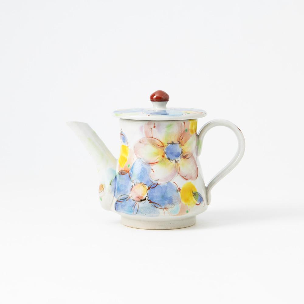 Kokuzou Kiln Flowers In The Wind Kutani Coffee Pot & Dripper - MUSUBI KILN - Quality Japanese Tableware and Gift