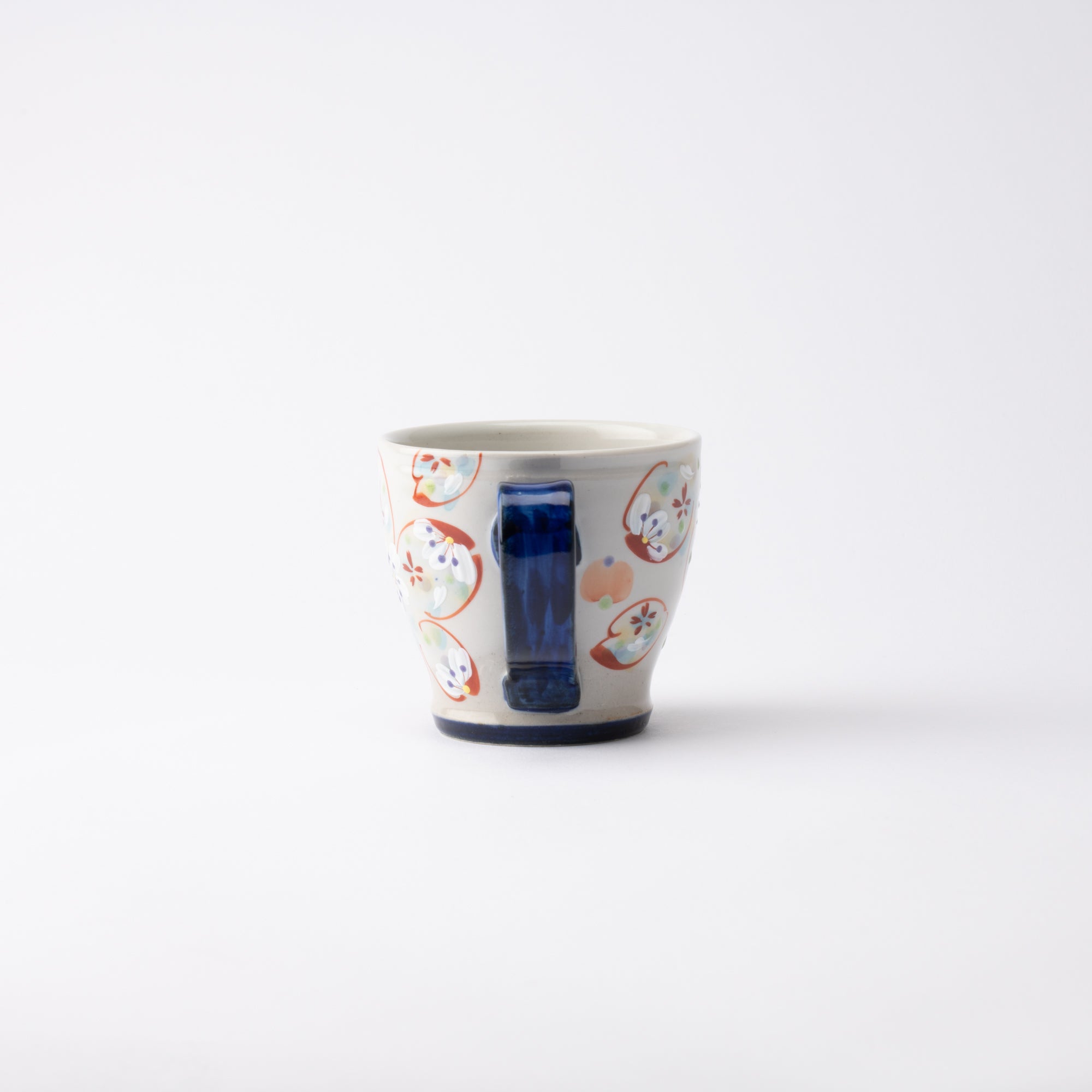 Kokuzou Kiln Flowery Thoughts Kutani Mug - MUSUBI KILN - Quality Japanese Tableware and Gift