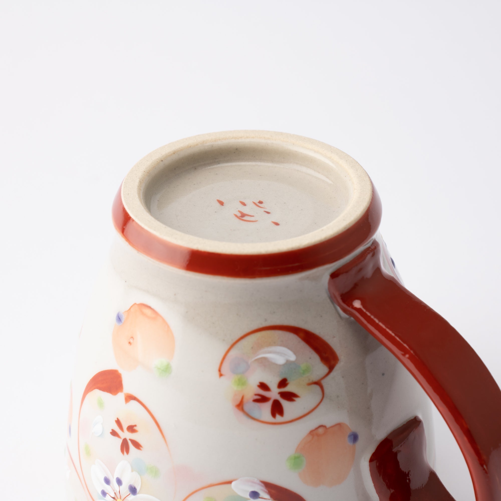 Kokuzou Kiln Flowery Thoughts Kutani Mug - MUSUBI KILN - Quality Japanese Tableware and Gift