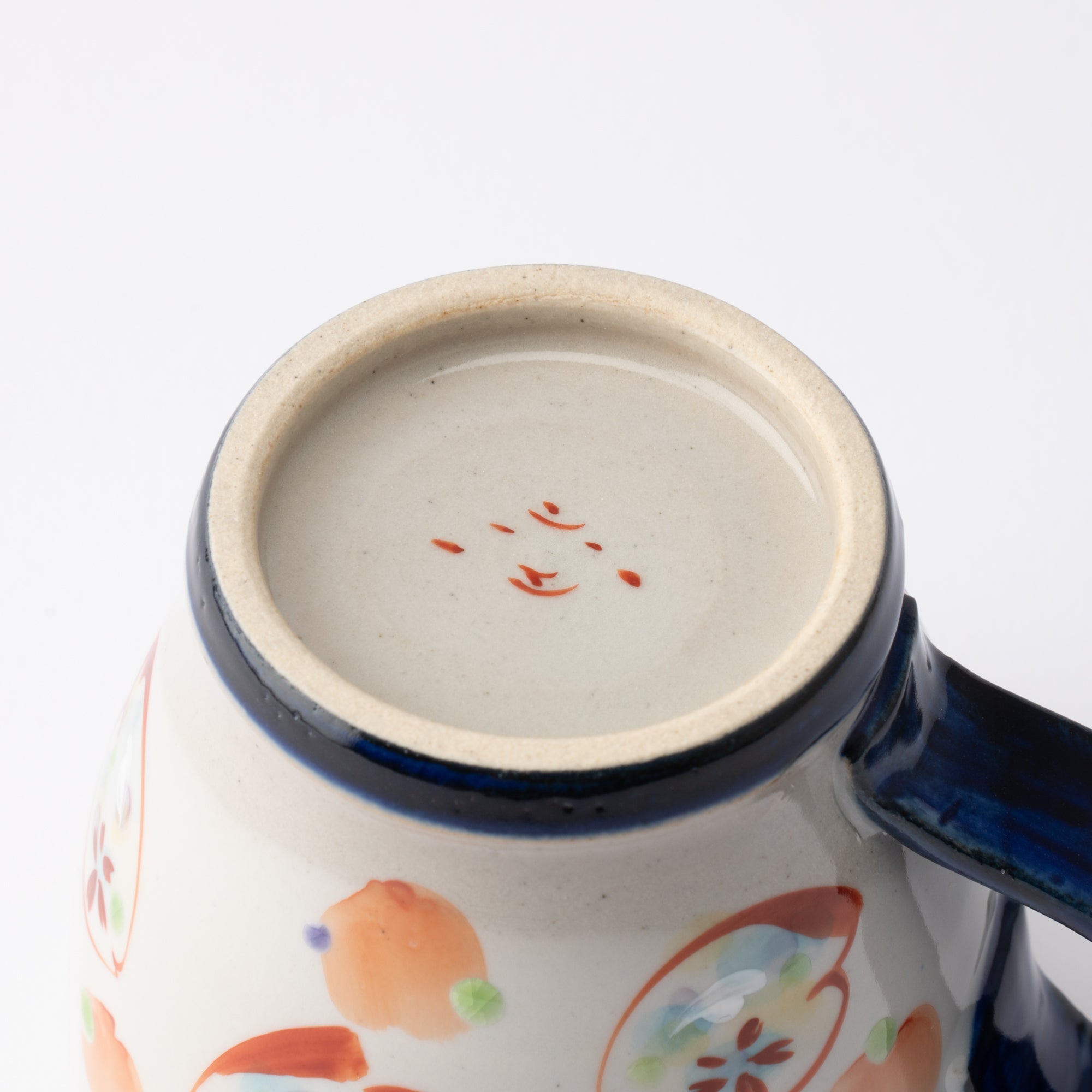 Kokuzou Kiln Flowery Thoughts Kutani Mug - MUSUBI KILN - Quality Japanese Tableware and Gift