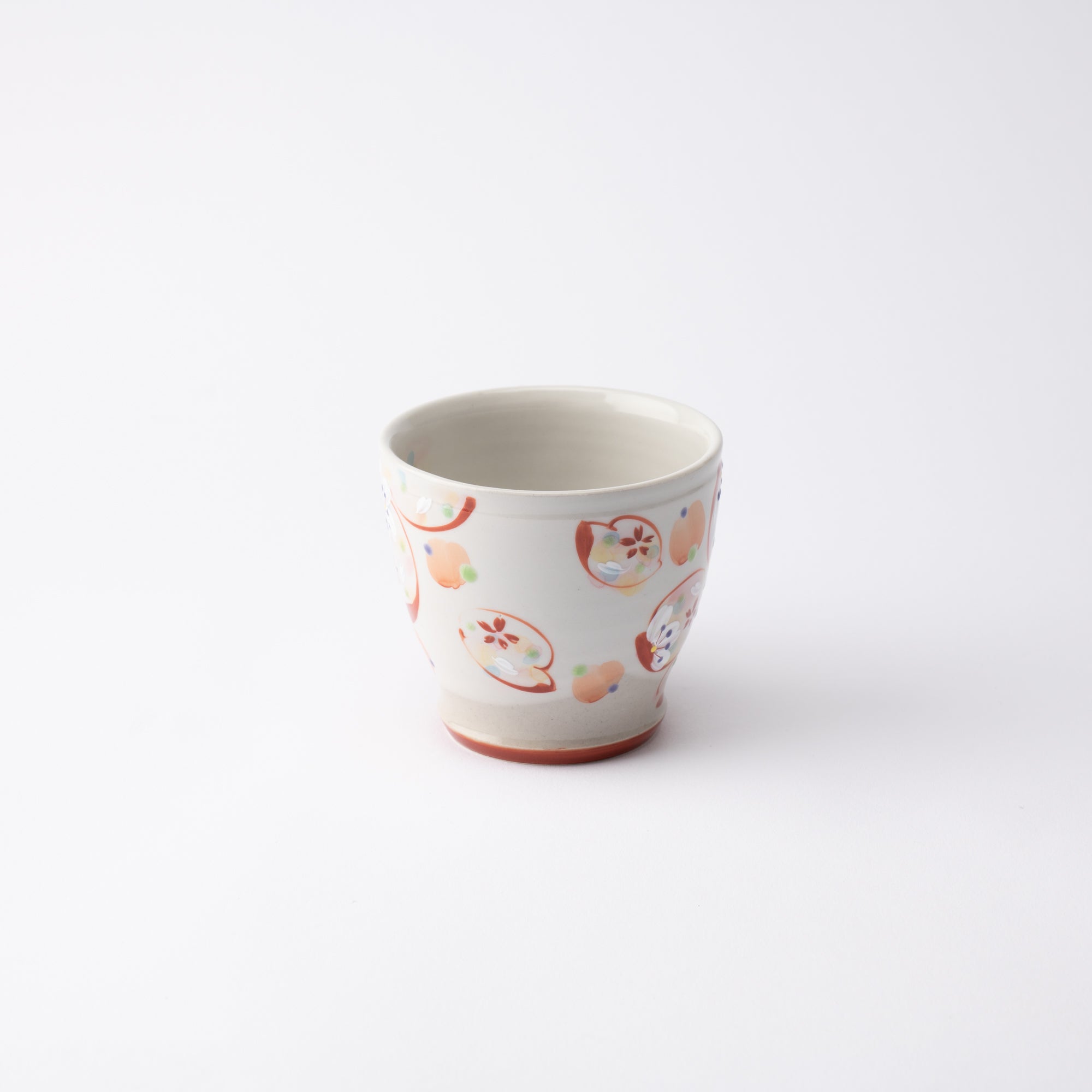 Kokuzou Kiln Flowery Thoughts Kutani Mug - MUSUBI KILN - Quality Japanese Tableware and Gift