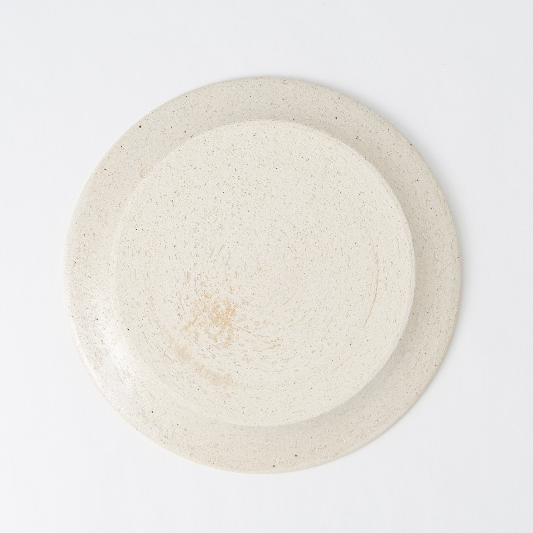 Kokuzou Kiln Sakura Green Kutani Round Plate 9.8in - MUSUBI KILN - Quality Japanese Tableware and Gift