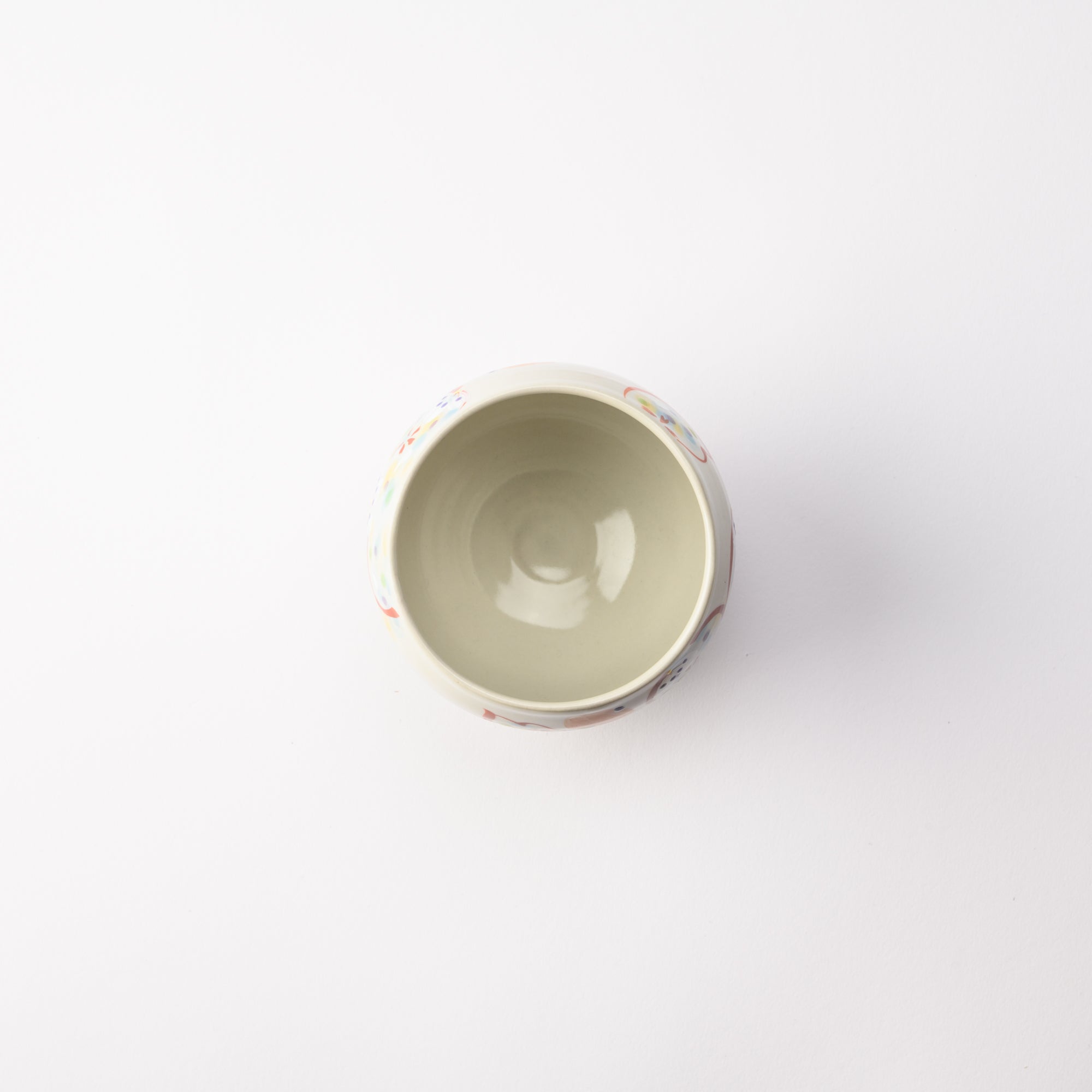 Kokuzou Kiln Sakura Kutani Yunomi Japanese Teacup - MUSUBI KILN - Quality Japanese Tableware and Gift