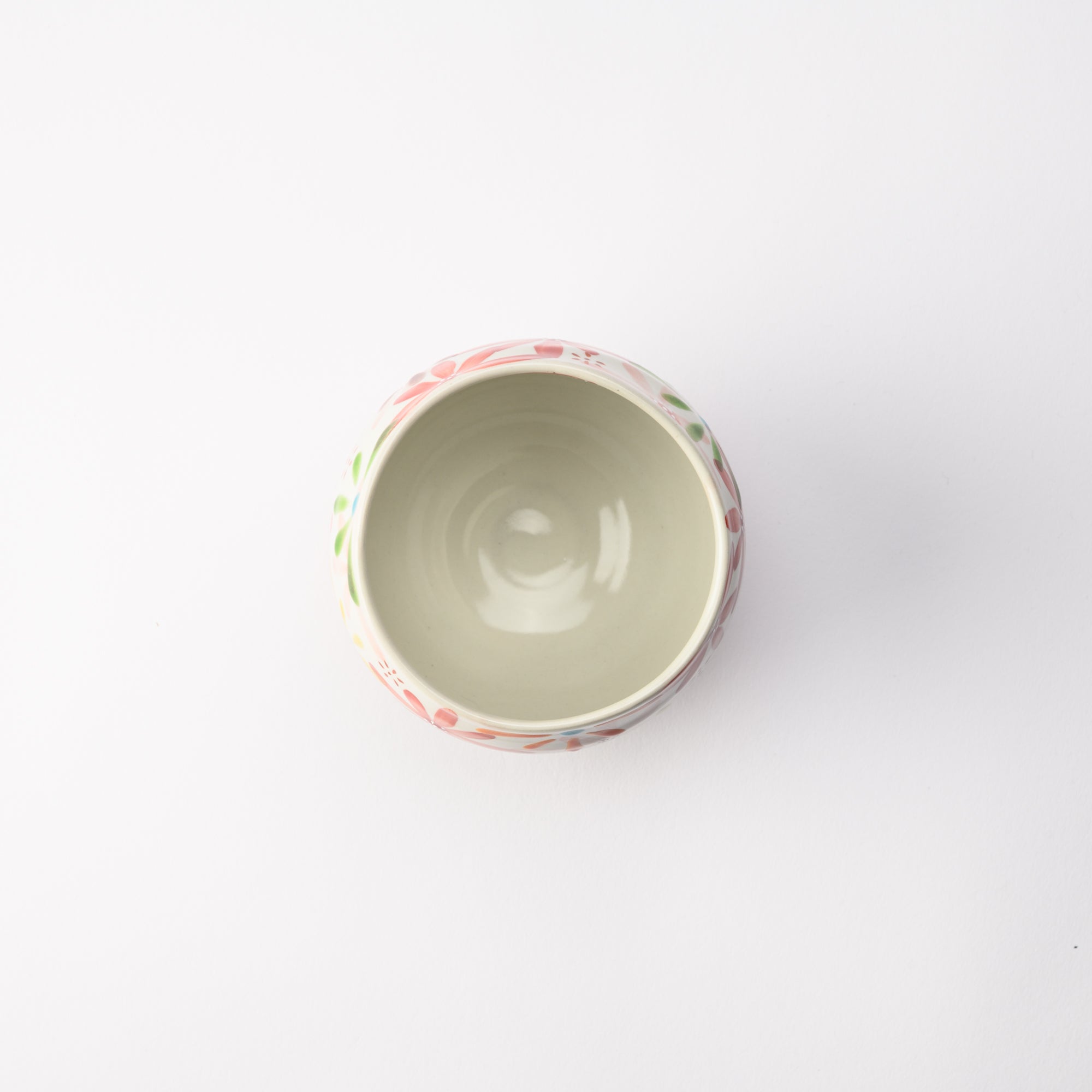 Kokuzou Kiln The Grand Feast of Flowers Kutani Yunomi Japanese Teacup - MUSUBI KILN - Quality Japanese Tableware and Gift