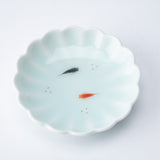 Kosen Kiln Medaka Rice Fish Chrysanthemum Imari Nabeshima Ware Sauce Plate - MUSUBI KILN - Quality Japanese Tableware and Gift