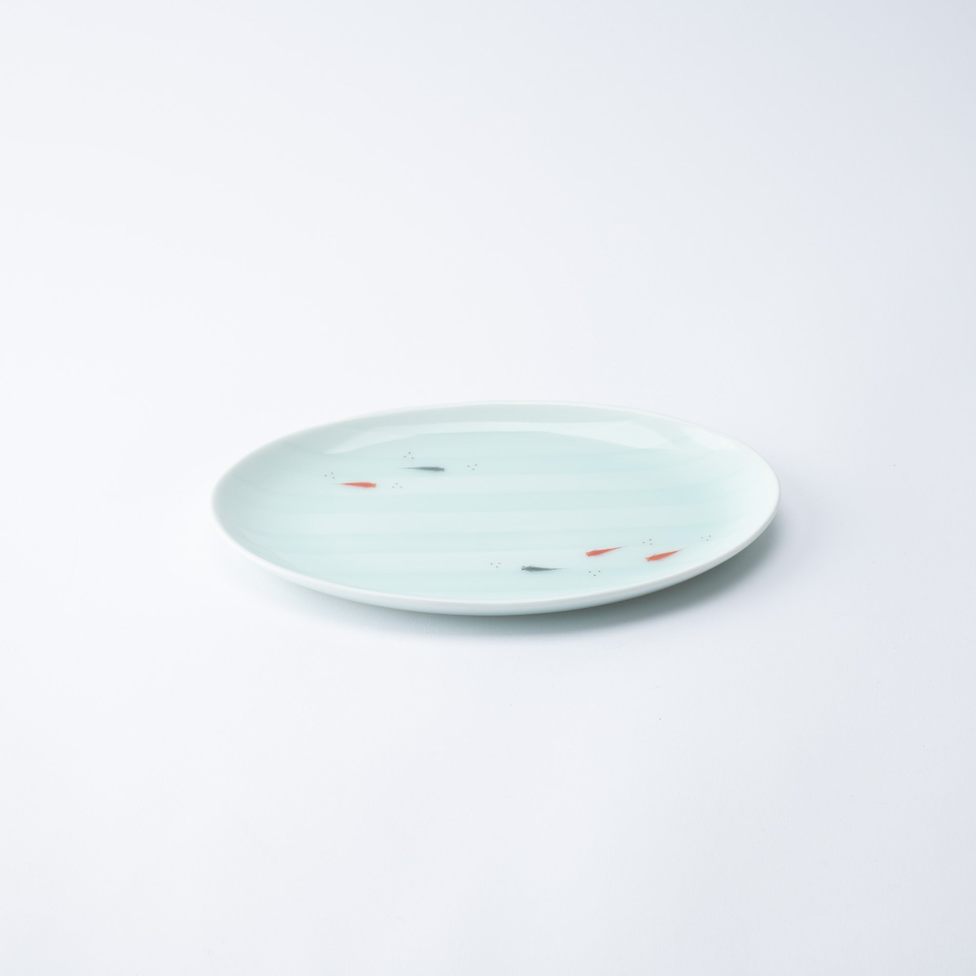 Medaka Fish Oval Serving Plate