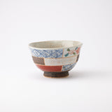 Kousai Kiln Flower Hasami Donburi Bowl M - MUSUBI KILN - Quality Japanese Tableware and Gift