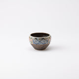 Kousai Kiln Flower Hasami Guinomi Sake Cup - MUSUBI KILN - Quality Japanese Tableware and Gift